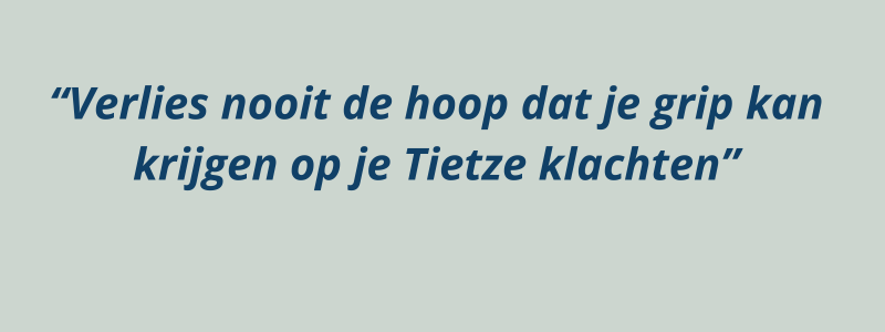 quote: verlies nooit de hoop dat je grip kan krijgen op je klachten