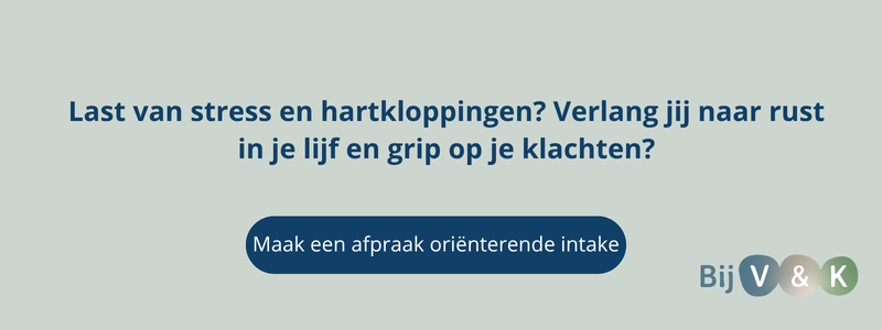 afspraak knop intake hartkloppingen door stress
