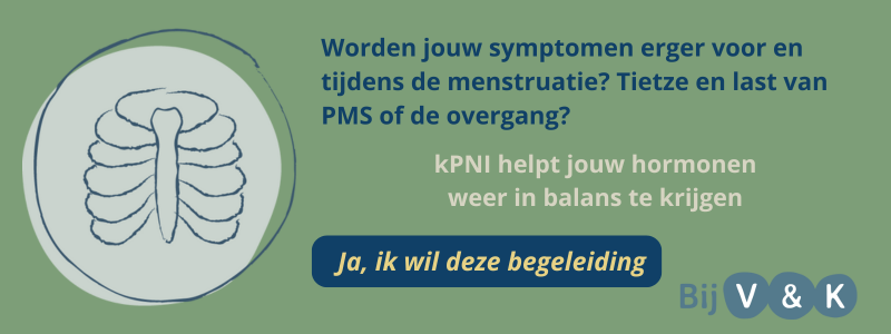 button naar afspraak kpni voor vrouwen met meer tietze klachten rondom menstruatie