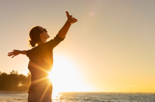 Cranio sacraal therapie vrij van angst vrouw verlost van angst