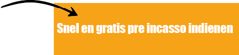 snel en gratis pre incasso indienen