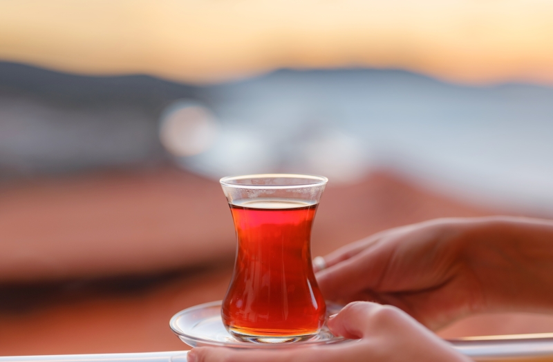 In de Sahara wordt warme thee gedronken