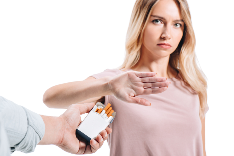 om roken te overwinnen moet je standpunt duidelijk zijn