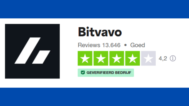 Bitvavo reviews op Trustpilot