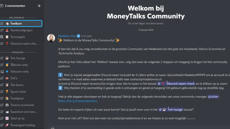 Moneytalks Community