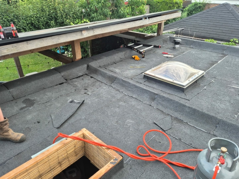 Bitumen dak renovatie