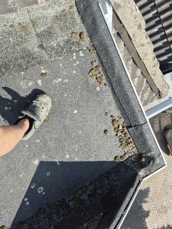 Bitumen stroken inspecteren