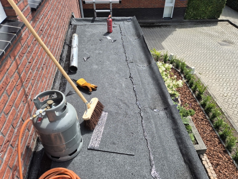 Plat dak opleveren