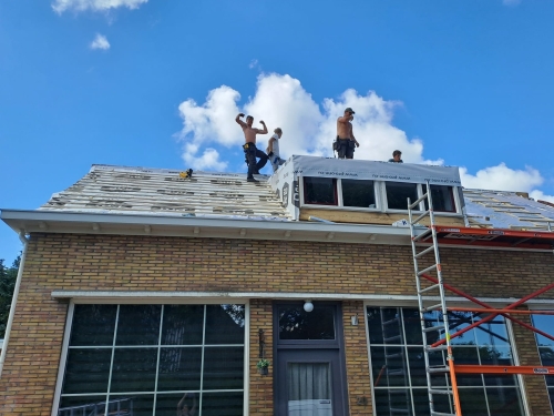 Gehele dakkapel en dak renovatie Gouda