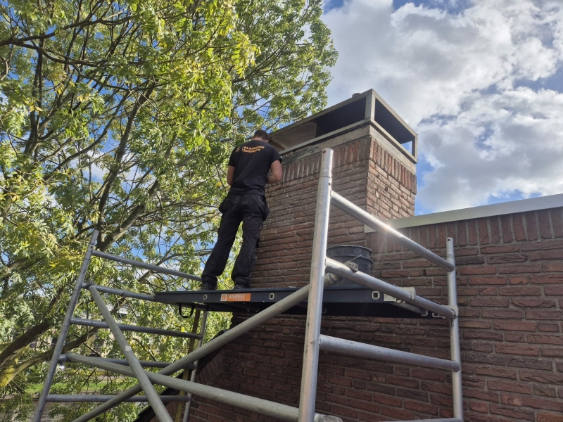 Schoorsteen voegen renoveren Venlo