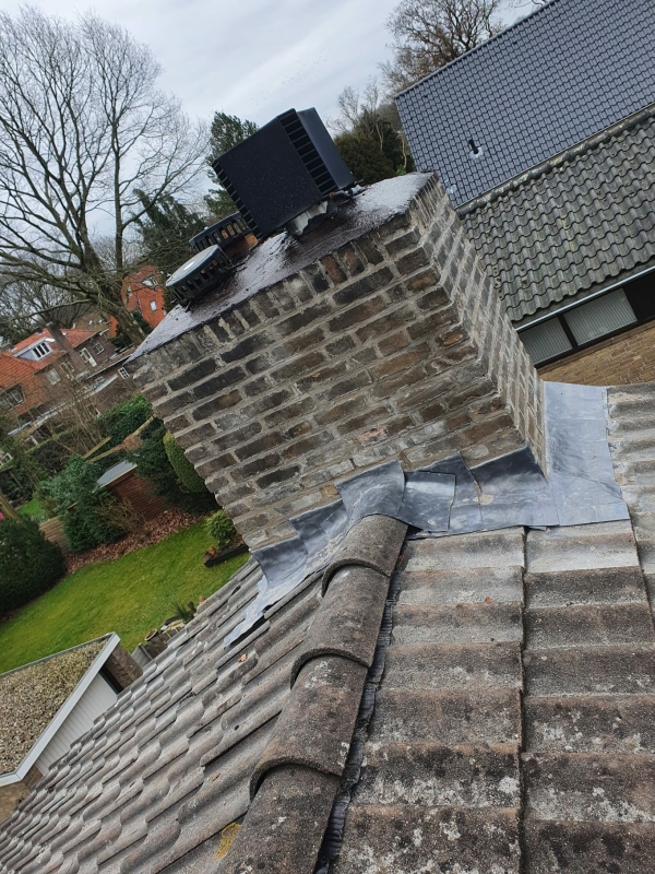 oude schoorsteen renovatie