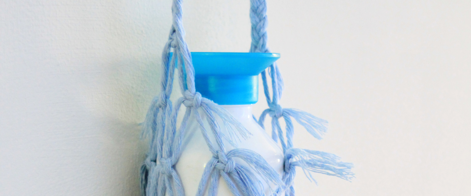 DIY Macramé Bottle Bag, Snel & Eenvoudig Macramé project :)