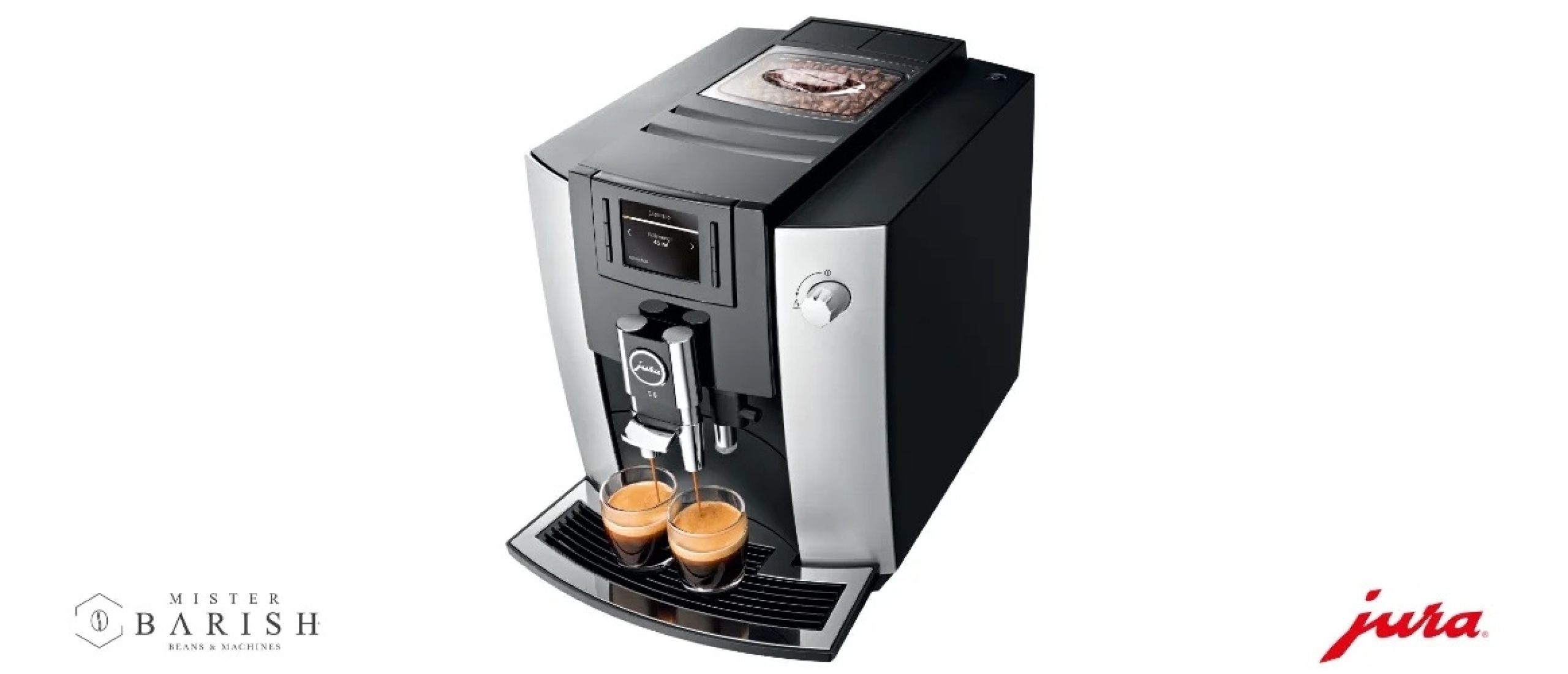 Jura E6 : une machine à café entièrement automatique, idéale pour le café noir, entre autres.