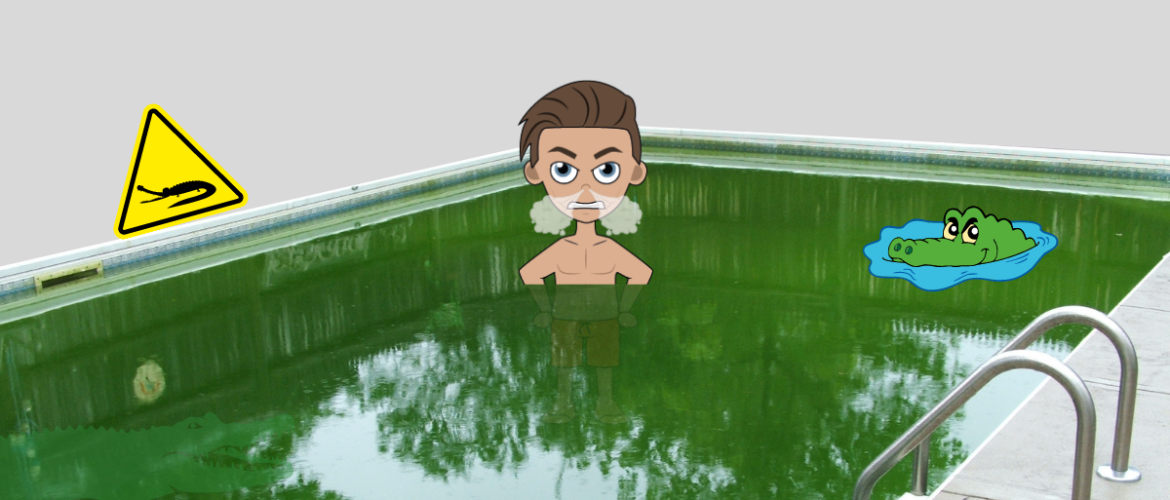 Groen zwembadwater, wat nu?