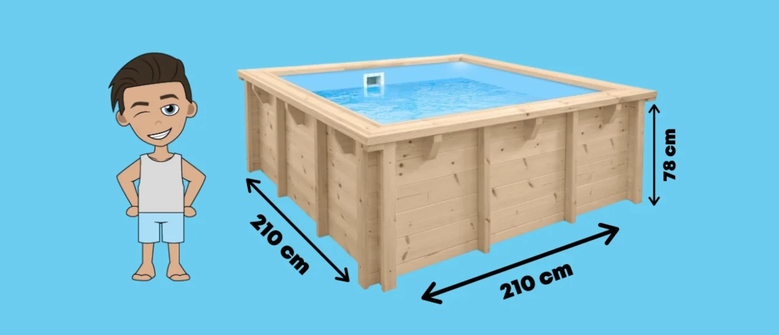 Zwembaden voor een kleine tuin