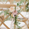 chair flowers