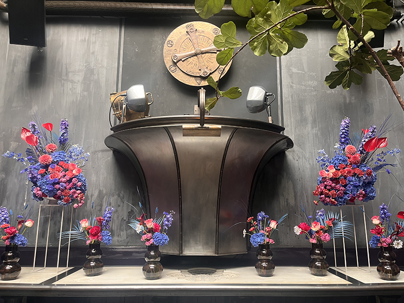 Event floral styling HSBC