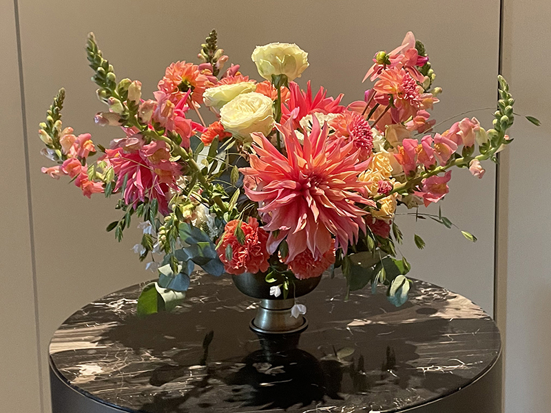 Pillows Hotel Event Flowers