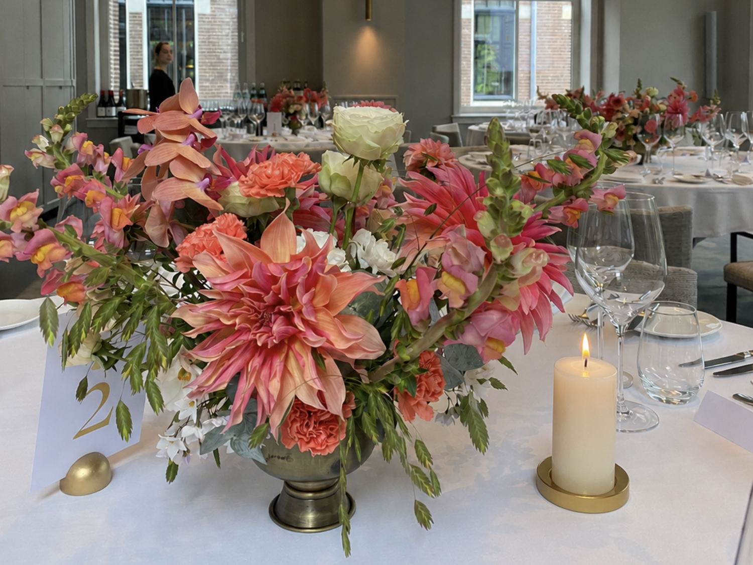 Pillows Hotel Event floral styling