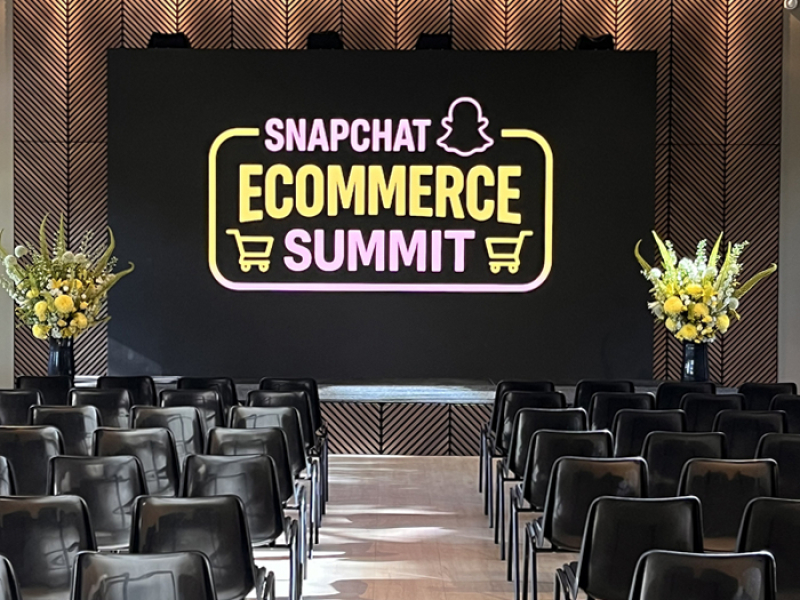 Snapchat event florals