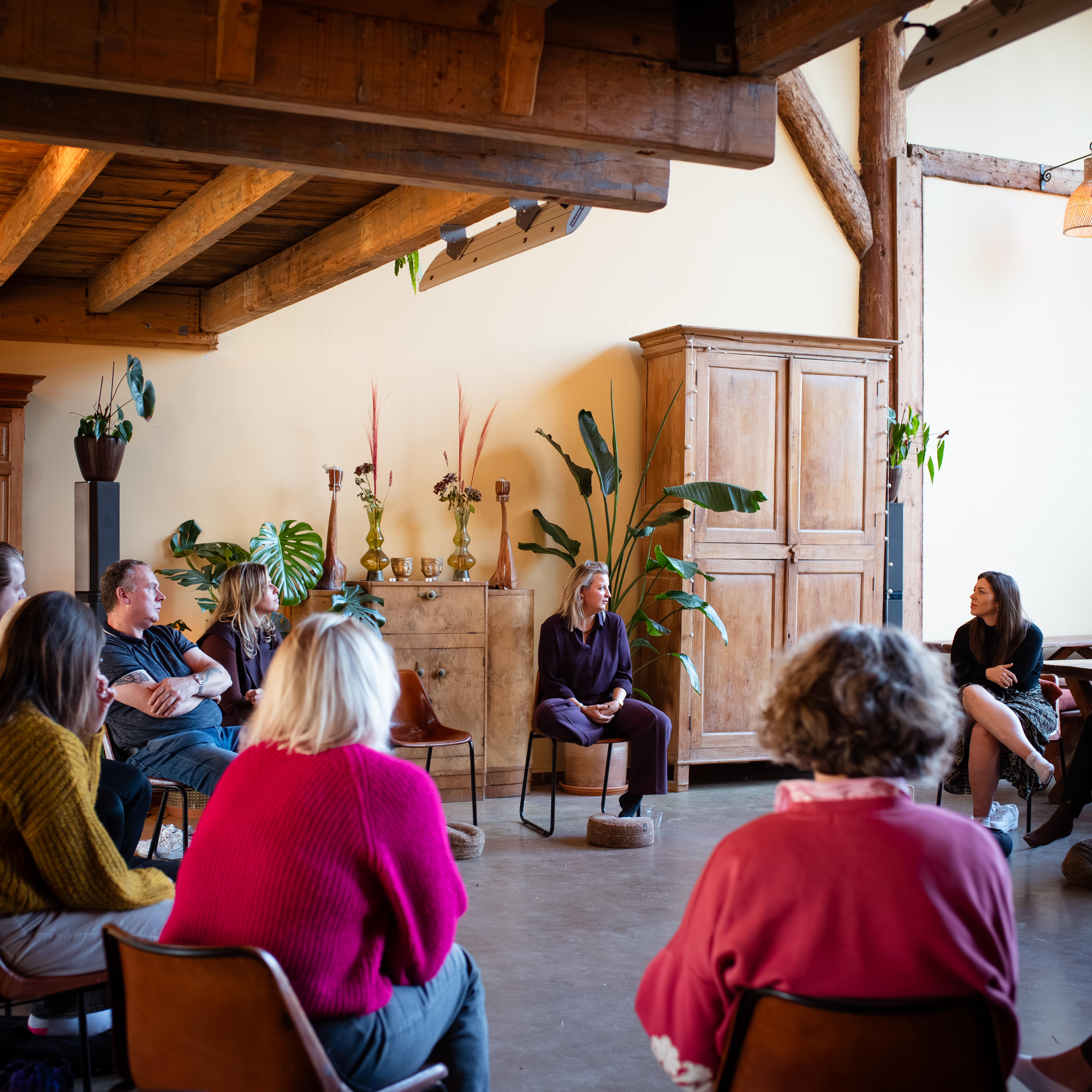 Live dag met groepswerk binnen holistische coaching