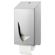 Toiletroldispenser rvs 4132 zeer strakke uitstraling allcare Wings 4132 toiletroldispenser rvs
