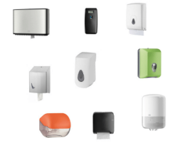 handdoekdispensers,toiletrolhouders,keukendispensers,zeepdispensers,industriedispensers,