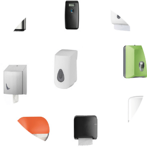handdoekdispensers,toiletrolhouders,keukendispensers,zeepdispensers,industriedispensers,