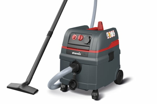 De ISC compact stofzuiger is uitgerust met krachtige snelloopmotor en biedt een 15% tot 20% hogere volumestroom en onderdruk dan voorgaande motoren.