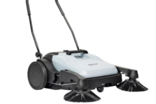 Deze Nilfisk achterloop veegmachine, leverbaar als SW200 en SW250, biedt een indrukwekkende prestatie op vloeroppervlakken zowel binnen als buiten