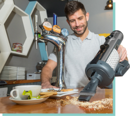 Numatic quick draadloze stofzuiger