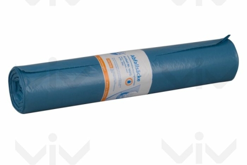 Afvalzak blauw HDPE T30 80x110 cm professionele afvalzakkenin diverze maten