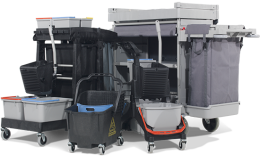 mopwagens,trolleywagens,werkwagens,hotelwagens,mopkarren,rolemmers alle soorten werkwagens en mopsystemen van Numatic maar ook goedkoper alternatief