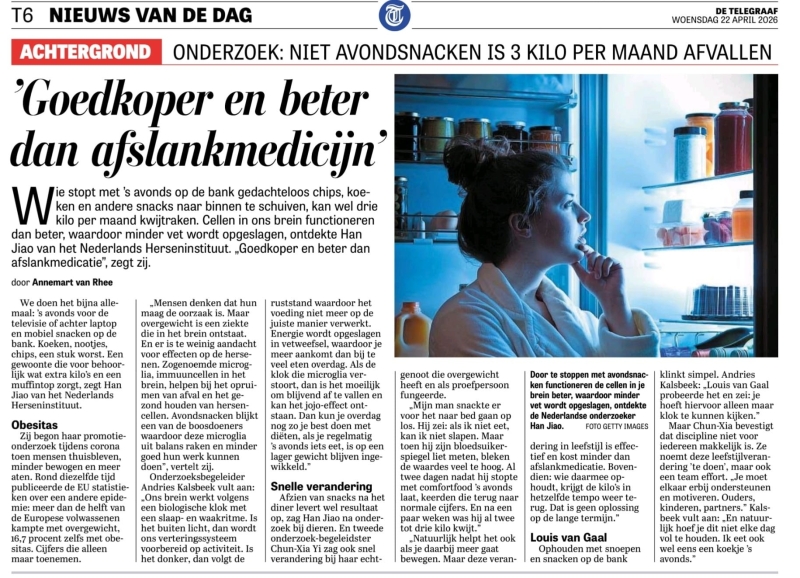 Artikel Telegraaf Vetopslag Avondsnacken