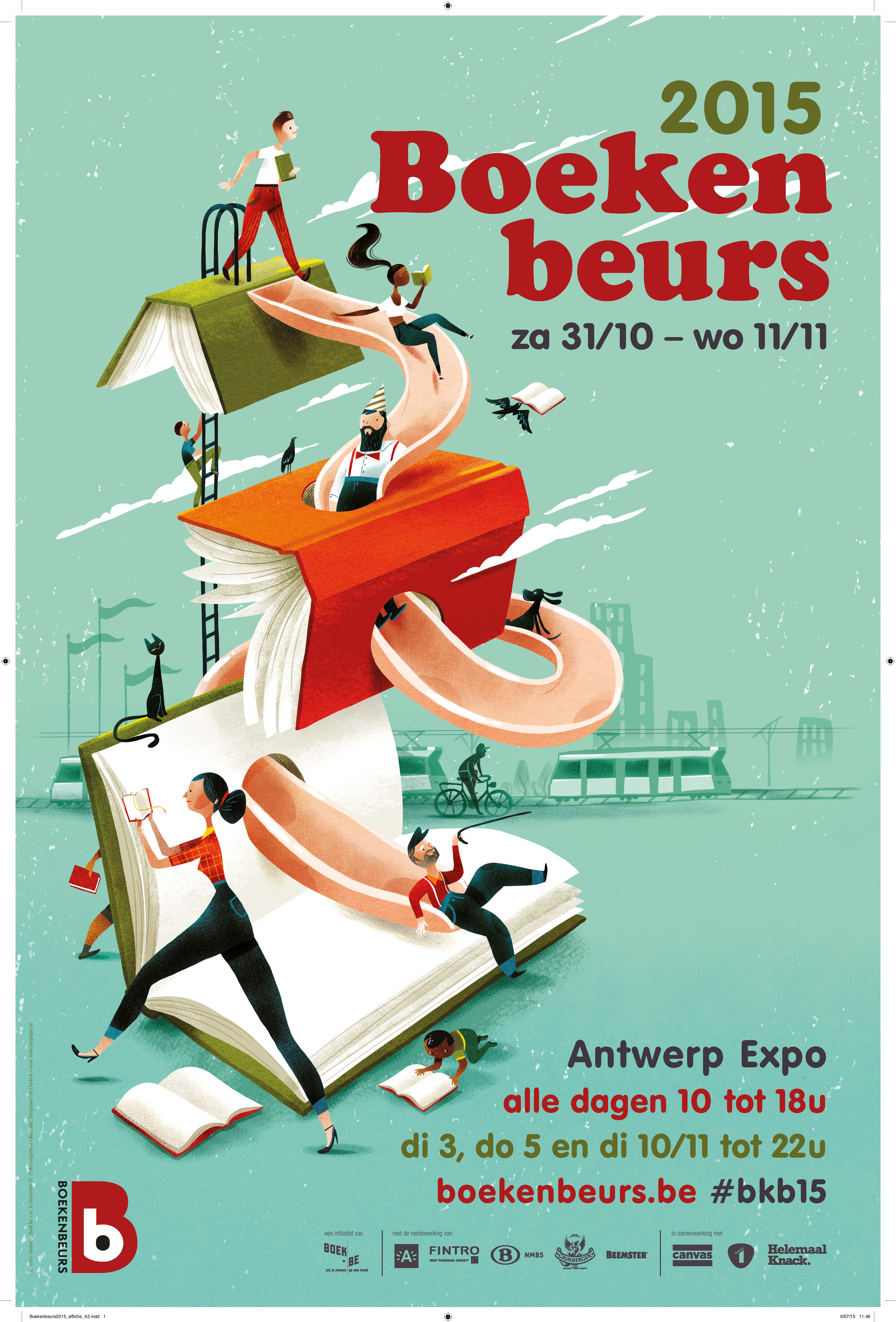 Boekenbeurs Antwerpen poster 2015