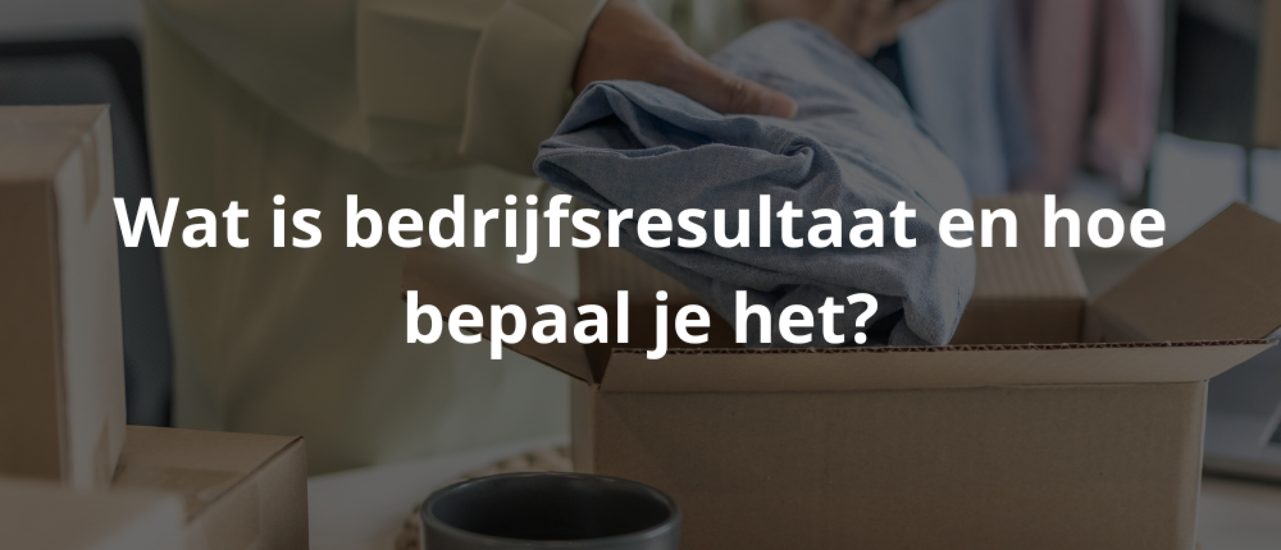 Wat is bedrijfsresultaat en hoe bepaal je het?