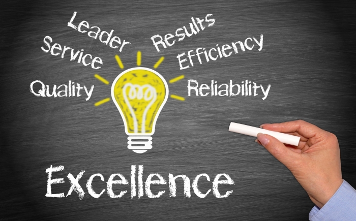 Excellence Performance Quality Service Results Efficiency Reliability