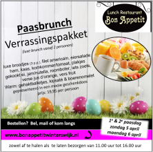paasbrunch lunch restaurant bon appetit winterswijk