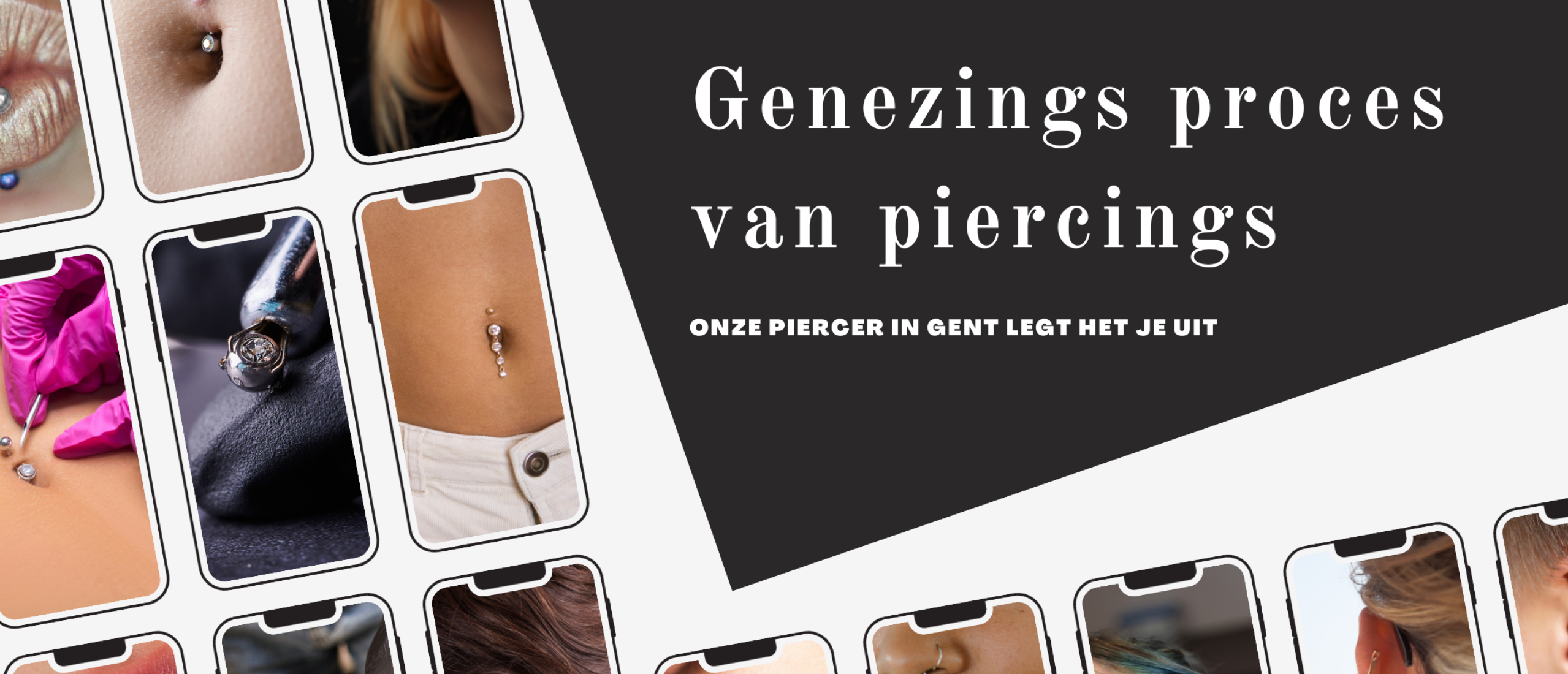 Genezingsproces van piercings | Bonnie & Clyde piercing Gent