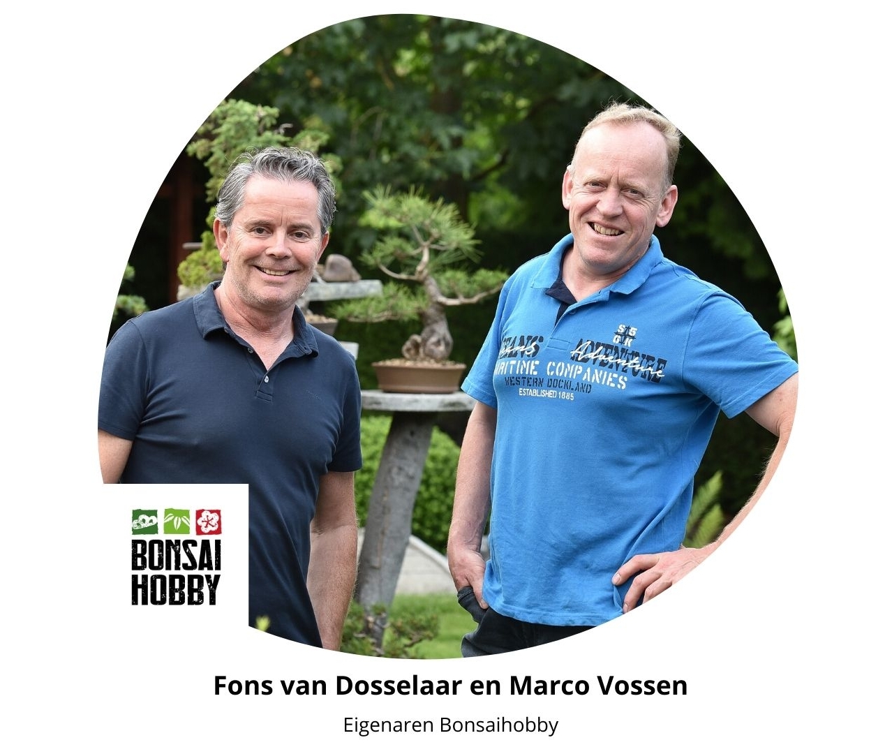 Eigenaren Bonsaihobby Marco en Fons