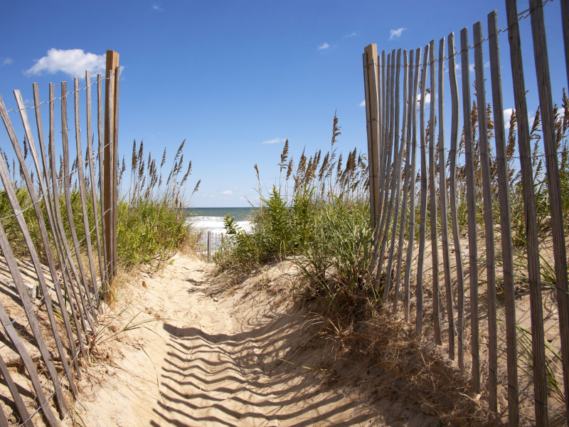 Mooi strand in nederland