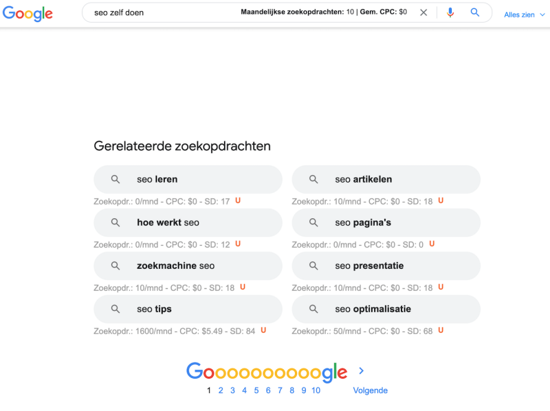 SEO optimalisatie tips