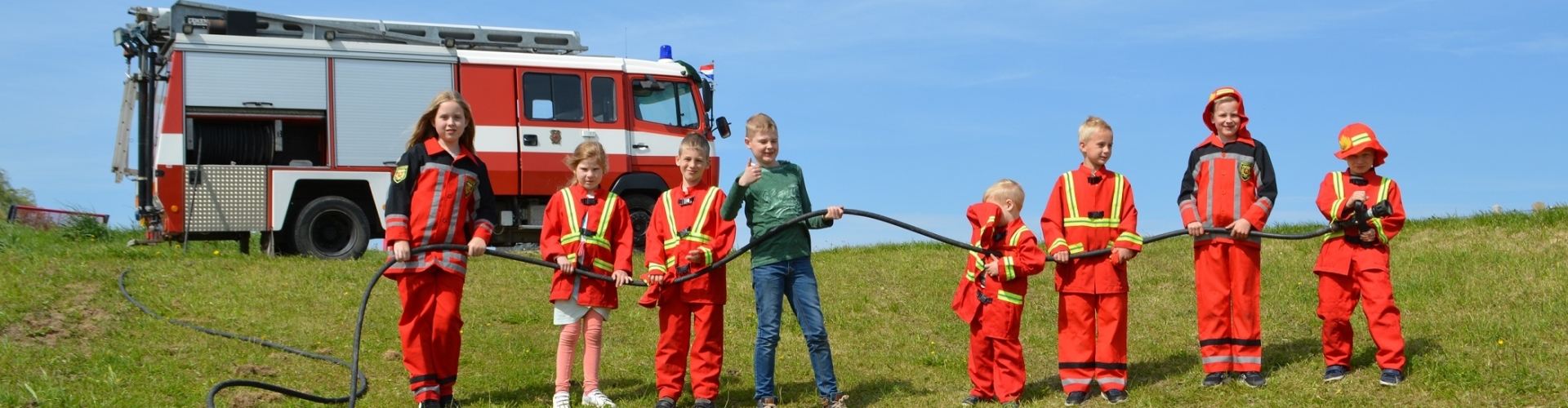 Kinderfeestje Den Bosch met brandweerauto