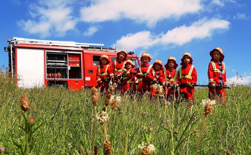 Een brandweer kinderfeestje geeft altijd plezier