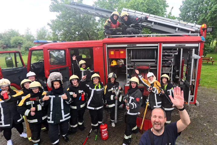 Tijdens de teambuilding dag maken we een mooie groepsfoto