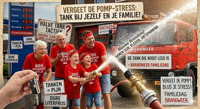 Vergeet hoge benzineprijzen! Ontdek dit unieke familiedag arrangement bij de brandweer. Spuit water, blus stress en tank plezier met een onvergetelijk uitje voor het hele gezin. Bekijk de activiteiten!
