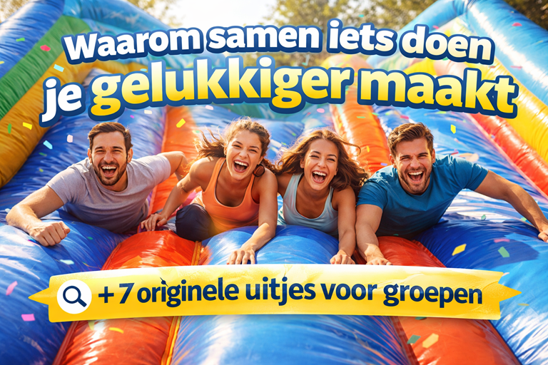 Waarom samen iets doen je gelukkiger maakt (en 7 originele ideeën voor een top uitje)