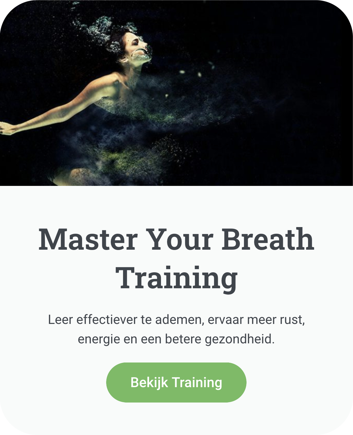 Beste ademcoach opleiding  Master Your Breath van Bmind