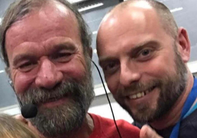 Henrie en Wim Hof Henrie en Wim Hof