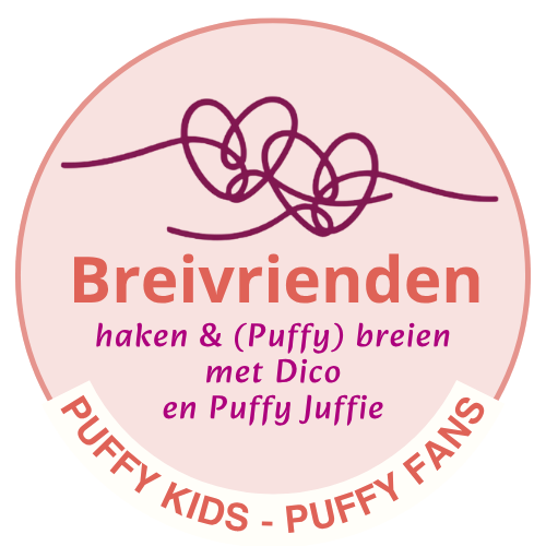 Logo Breivrienden Puffy breien, Haak en Brei community